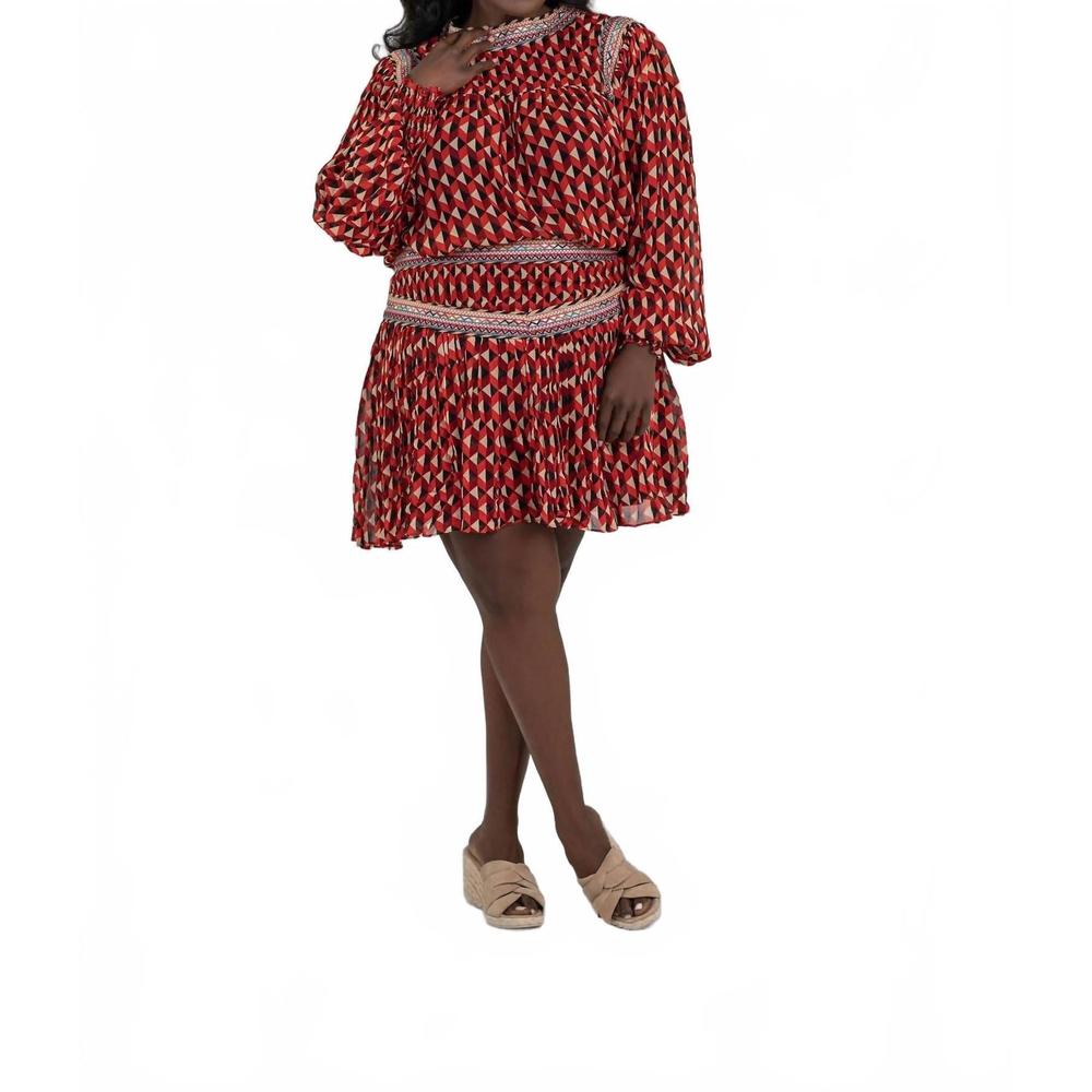 NEW VERB katie geo mini skirt - plus in katie